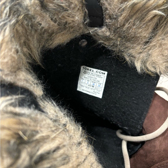 Sorel Dark Brown Joan of Arctic Boots - Picture 3 of 6
